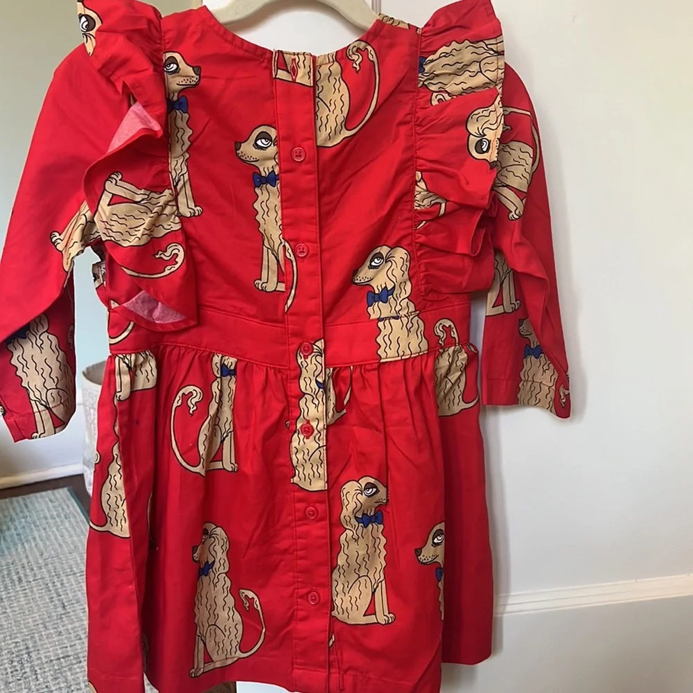 Mini Rodini Spaniels Ruffled Dress - Picture 3 of 4